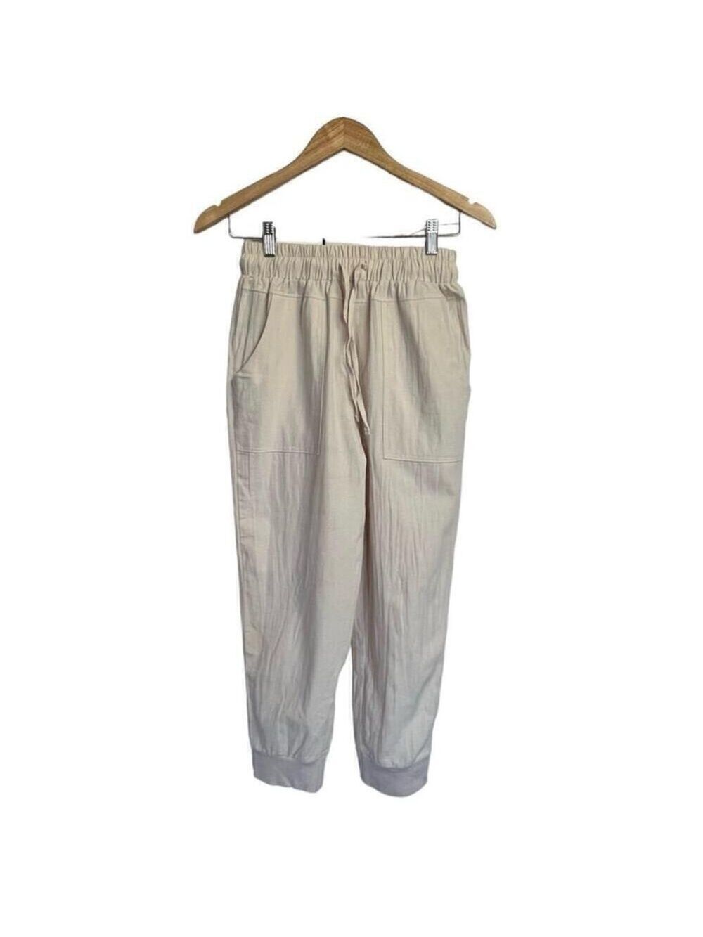 Beige Lightweight Joggers Women's Size Small